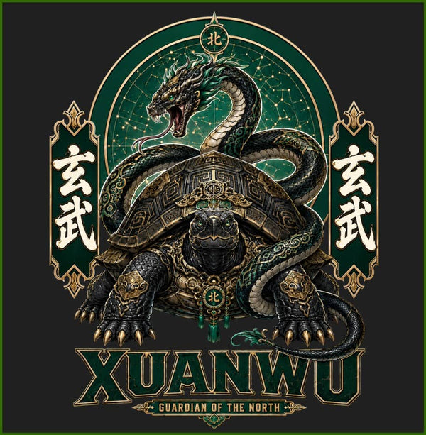 XUANWU - GUARDIAN OF THE NORTH | Unisex Terry Oversized Tee