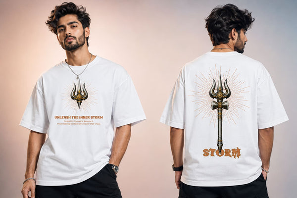 The Trident Storm | Unisex Oversized Classic T-Shirt