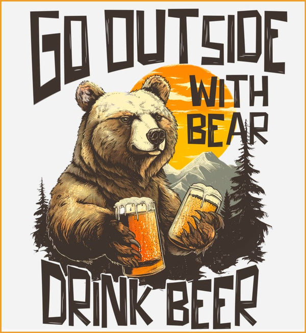 BEER with BEAR | Unisex Classic Crew T-Shirt