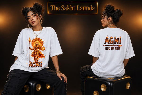 AGNI - GOD OF FIRE | Unisex Oversized Classic T-Shirt