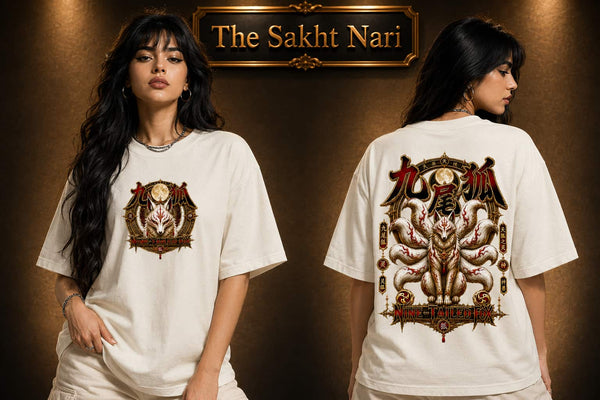 Huli Jing - NINE-TAILED FOX | Unisex Oversized Classic T-Shirt