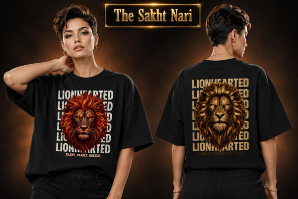 LIONHEARTED | Unisex Terry Oversized Tee
