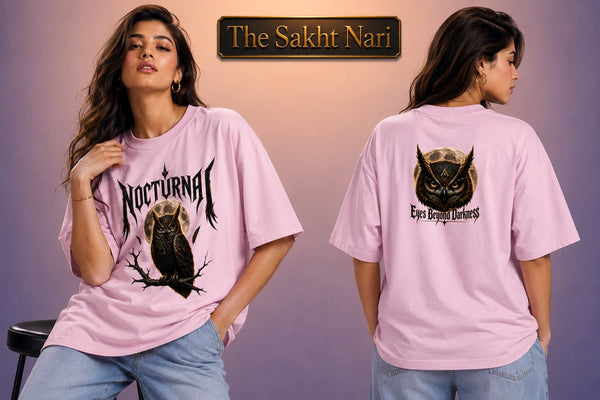 NOCTOURNAL —EYES BEYOND DARKNESS | Unisex Oversized Classic T-Shirt