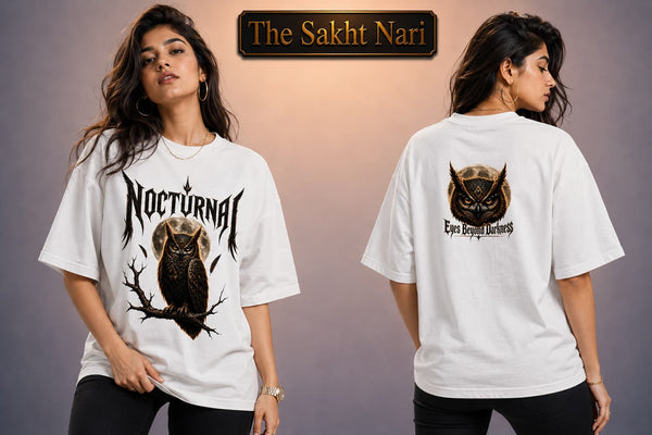NOCTOURNAL —EYES BEYOND DARKNESS | Unisex Oversized Classic T-Shirt