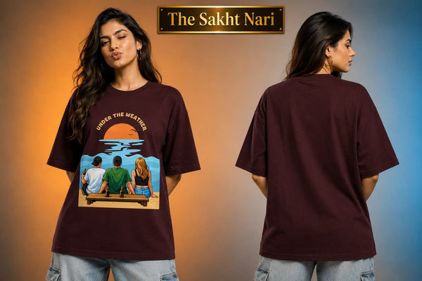 UNDER THE WEATHER | Unisex Oversized Classic T-Shirt