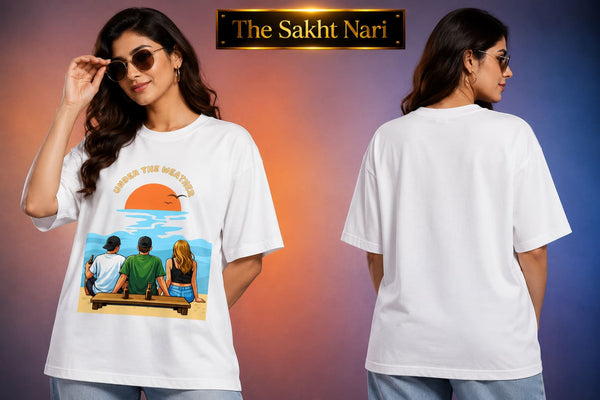 UNDER THE WEATHER | Unisex Oversized Classic T-Shirt