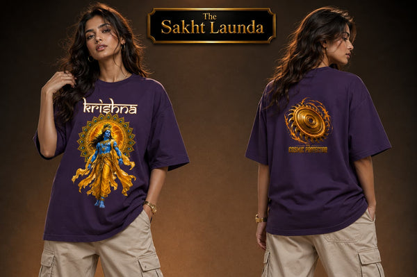KRISHNA - The COSMIC PROTECTOR | Unisex Oversized Classic T-Shirt