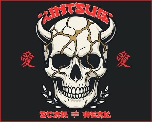 KINTSUGI SKULL | Unisex Oversized Classic T-Shirt