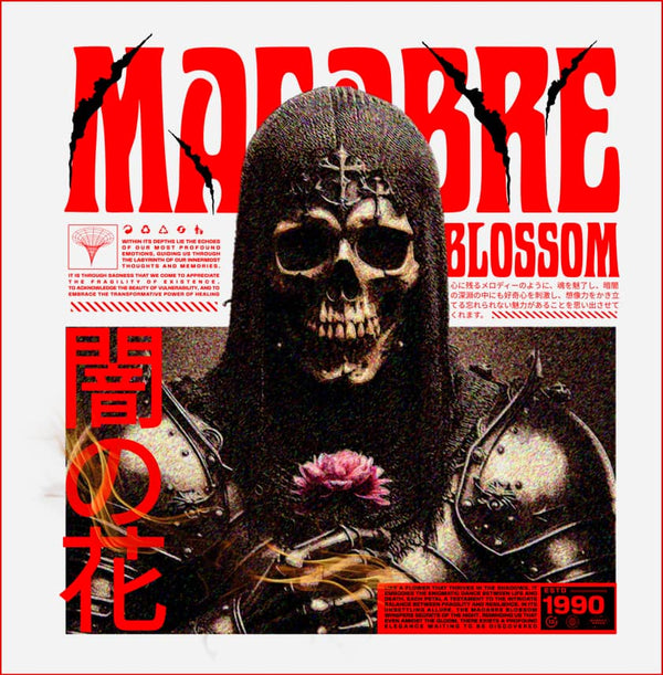 Macabre Bloom | Unisex Oversized Standard T-Shirt