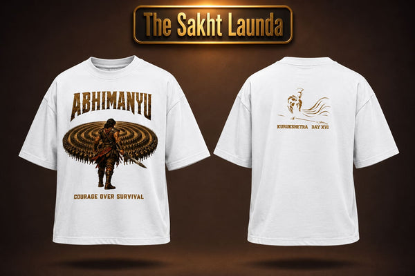 ABHIMANYU | Unisex Oversized Classic T-Shirt
