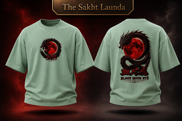BLOOD MOON RYU | Unisex Terry Oversized Tee