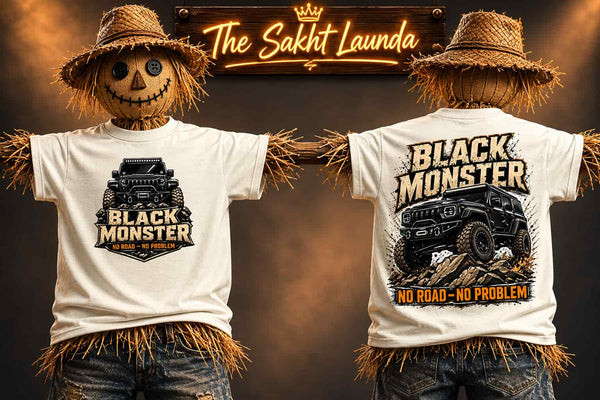 BLACK MONSTER | Unisex Oversized Classic T-Shirt