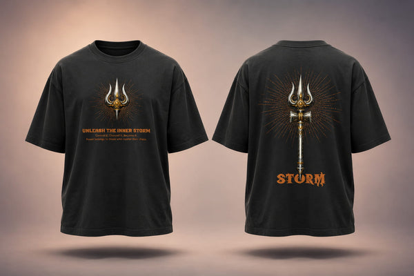 The Trident Storm | Unisex Oversized Classic T-Shirt