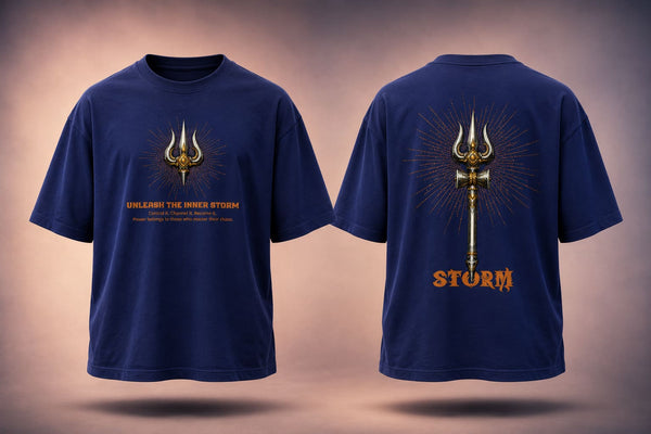The Trident Storm | Unisex Oversized Classic T-Shirt