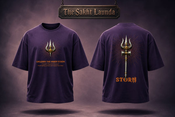 The Trident Storm | Unisex Oversized Classic T-Shirt