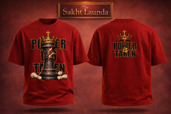 POWER IS NOT GIVEN | Unisex Oversized Classic T-Shirt