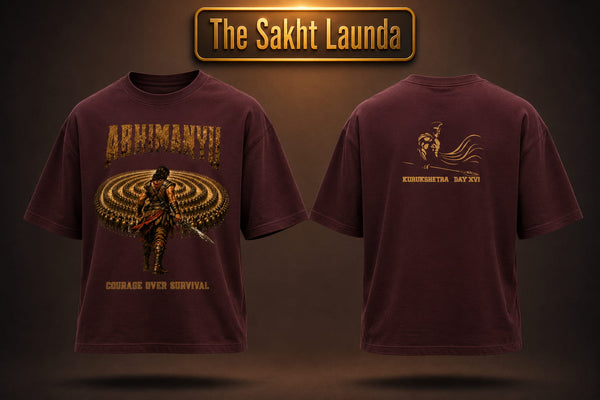 ABHIMANYU | Unisex Oversized Classic T-Shirt