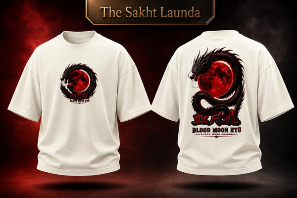 BLOOD MOON RYU | Unisex Terry Oversized Tee