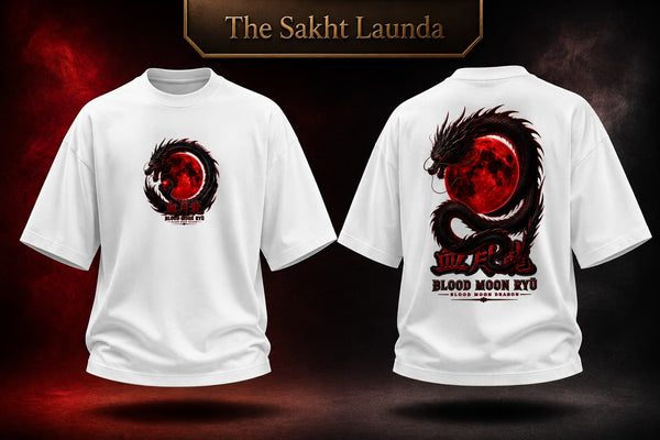 BLOOD MOON RYU | Unisex Terry Oversized Tee