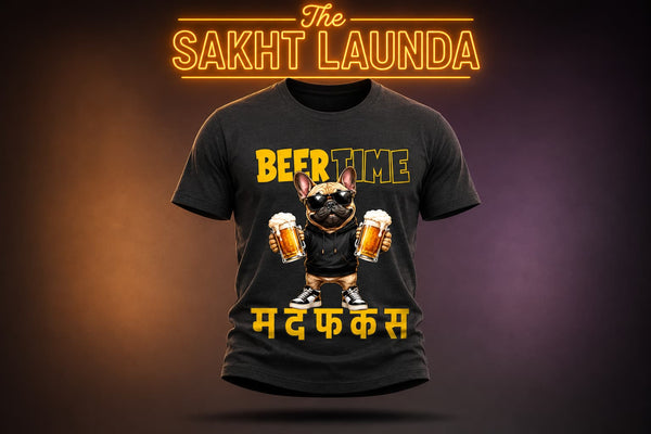 BEER TIME M DA F KA S | Unisex Basic T-Shirt