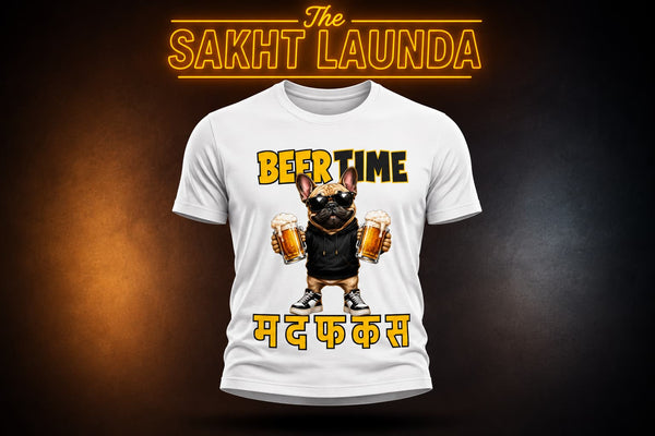 BEER TIME M DA F KA S | Unisex Basic T-Shirt