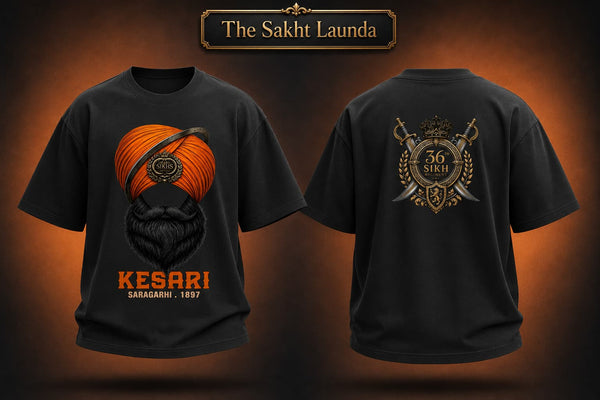 KESARI : SARAGARHI 1897 | Unisex Oversized Classic T-Shirt