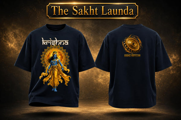 KRISHNA - The COSMIC PROTECTOR | Unisex Oversized Classic T-Shirt