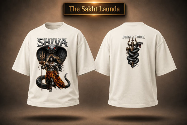 SHIVA - THE INFINITE FORCE | Unisex Oversized Classic T-Shirt