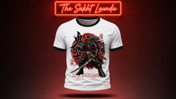 ONI WARRIOR | Unisex Ringer T-Shirt