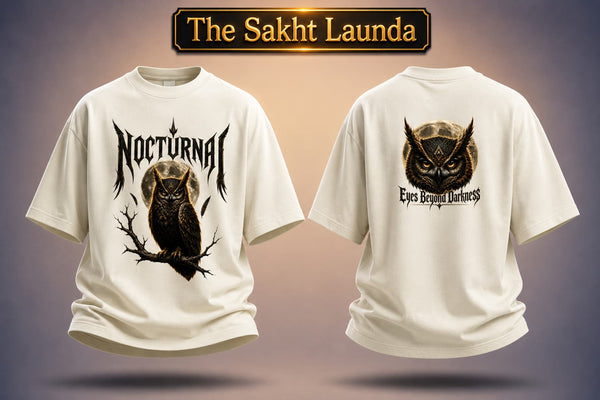 NOCTOURNAL —EYES BEYOND DARKNESS | Unisex Oversized Classic T-Shirt