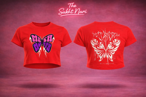 Drip Wings |Crop Top