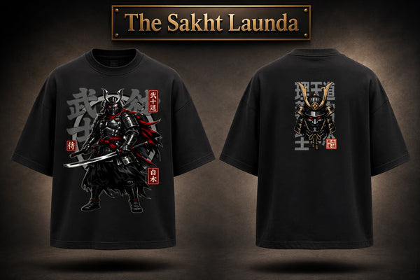 CRIMSON SAMURAI | Unisex Terry Oversized Tee