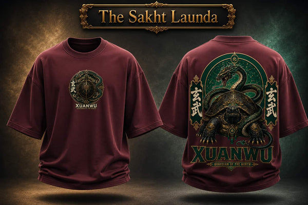 XUANWU - GUARDIAN OF THE NORTH | Unisex Terry Oversized Tee