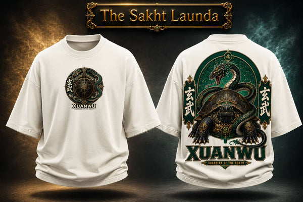 XUANWU - GUARDIAN OF THE NORTH | Unisex Terry Oversized Tee
