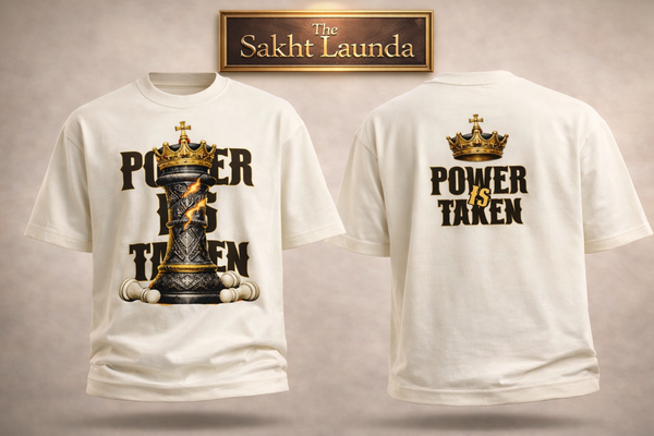POWER IS NOT GIVEN | Unisex Oversized Classic T-Shirt