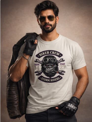 Biker Crew | Unisex Classic Crew T-Shirt