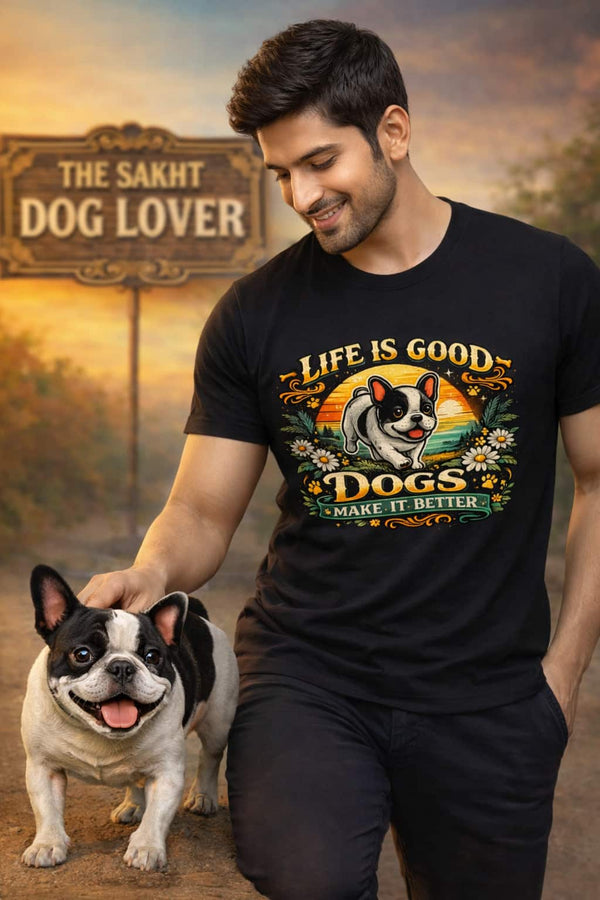 Better Life with Dogs | Unisex T-Shirt