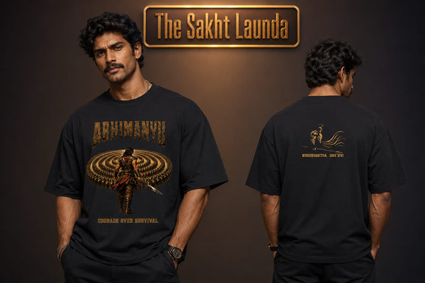 ABHIMANYU | Unisex Oversized Classic T-Shirt