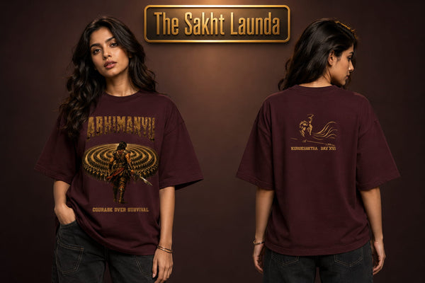 ABHIMANYU | Unisex Oversized Classic T-Shirt