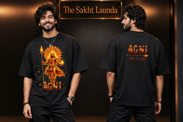 AGNI - GOD OF FIRE | Unisex Oversized Classic T-Shirt