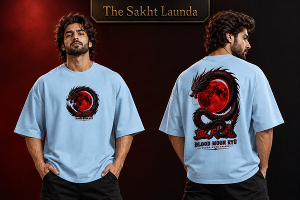 BLOOD MOON RYU | Unisex Terry Oversized Tee