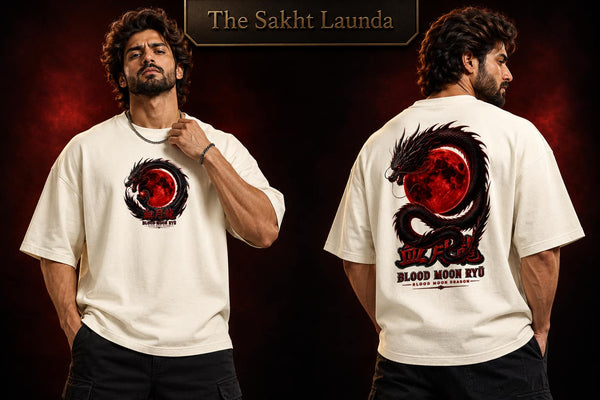 BLOOD MOON RYU | Unisex Terry Oversized Tee