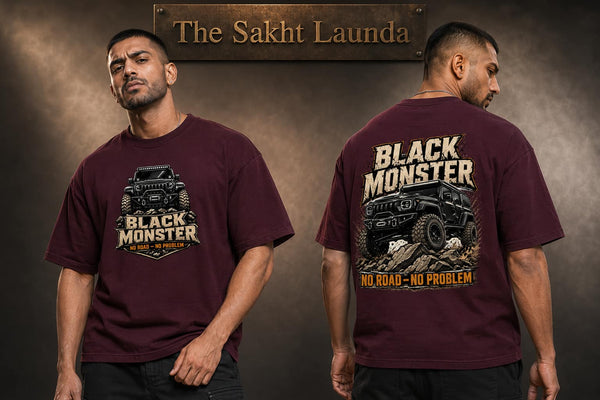 BLACK MONSTER | Unisex Oversized Classic T-Shirt