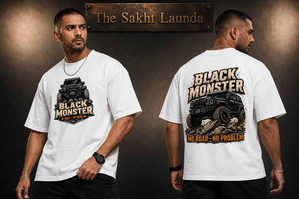 BLACK MONSTER | Unisex Oversized Classic T-Shirt