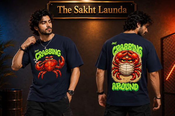 Just CRABBING AROUND | Unisex Oversized Classic T-Shirt