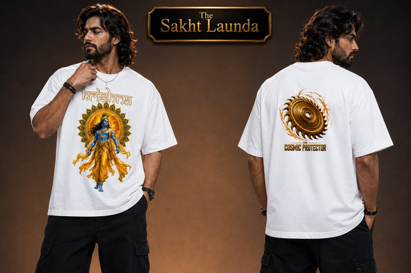 KRISHNA - The COSMIC PROTECTOR | Unisex Oversized Classic T-Shirt