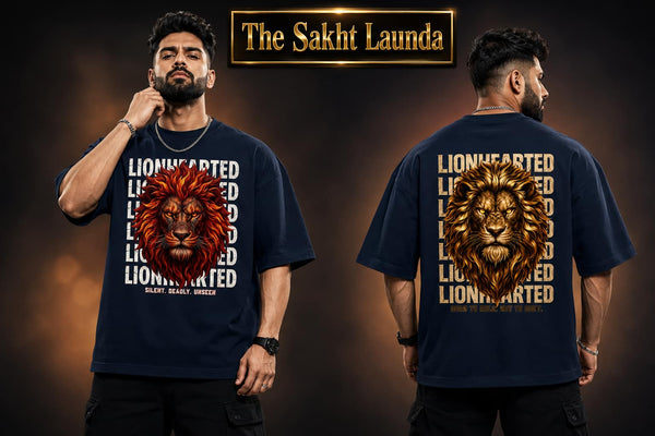 LIONHEARTED | Unisex Terry Oversized Tee