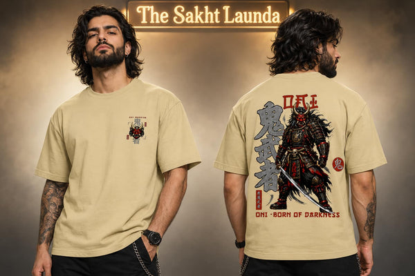 ONI - BORN OF DARKNESS | Unisex Oversized Standard T-Shirt
