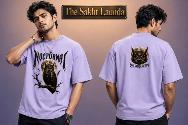 NOCTOURNAL —EYES BEYOND DARKNESS | Unisex Oversized Classic T-Shirt