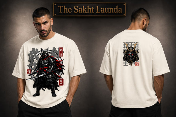CRIMSON SAMURAI | Unisex Terry Oversized Tee